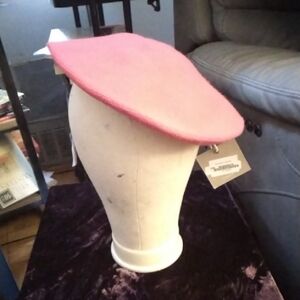 Stylish Pink Beret for Women